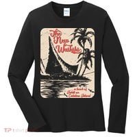 New Waikiki Tiki Bar Hawaiian Style Women's Long Sleeve Shirt thumb 0