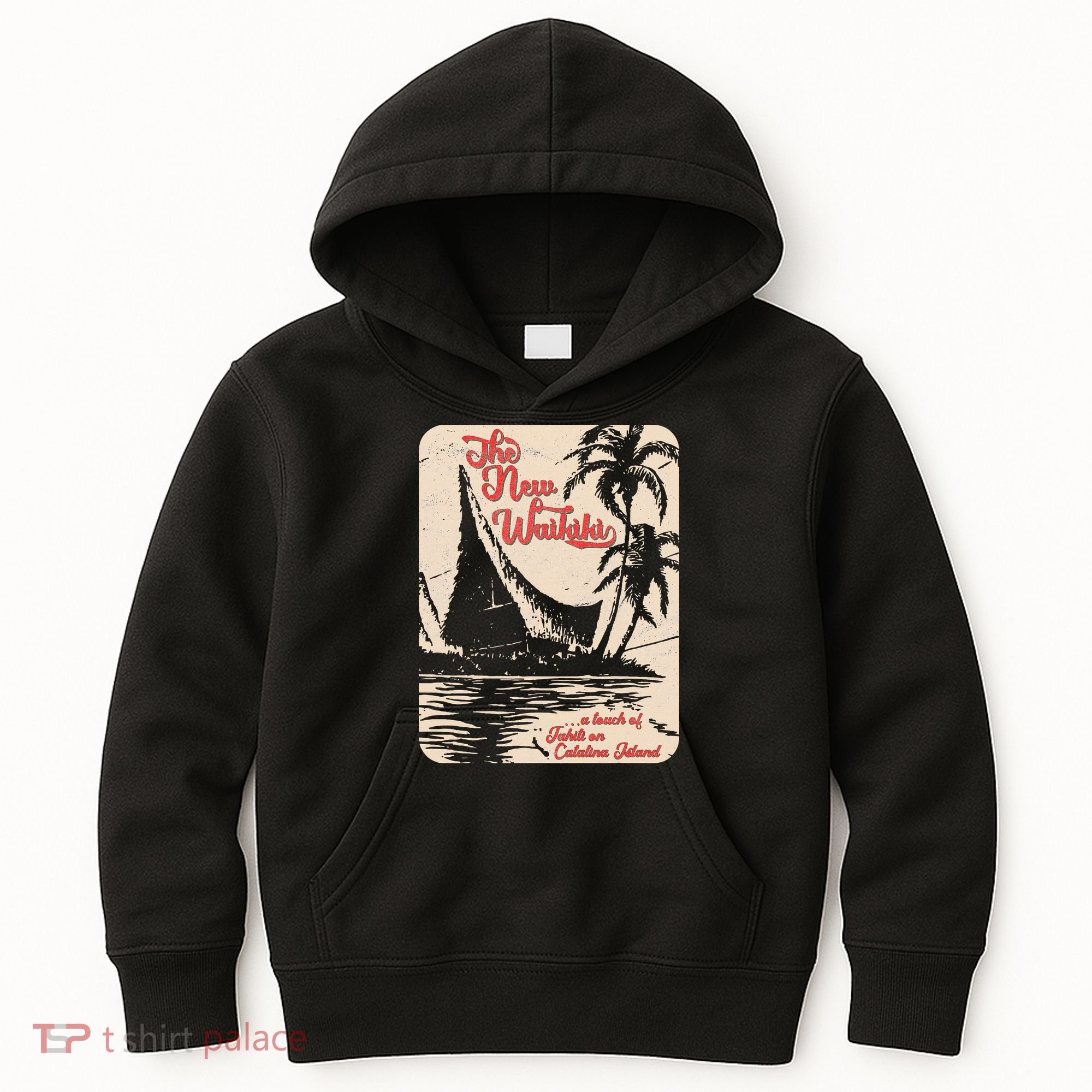New Waikiki Tiki Bar Hawaiian Style Kids Hoodie
