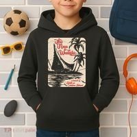 New Waikiki Tiki Bar Hawaiian Style Kids Hoodie thumb 2