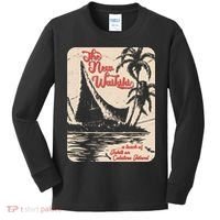 New Waikiki Tiki Bar Hawaiian Style Kids Long Sleeve Shirt thumb 0