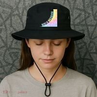 N.Inja Warrior Warp Wall Birthday Par Bucket Hat thumb 3