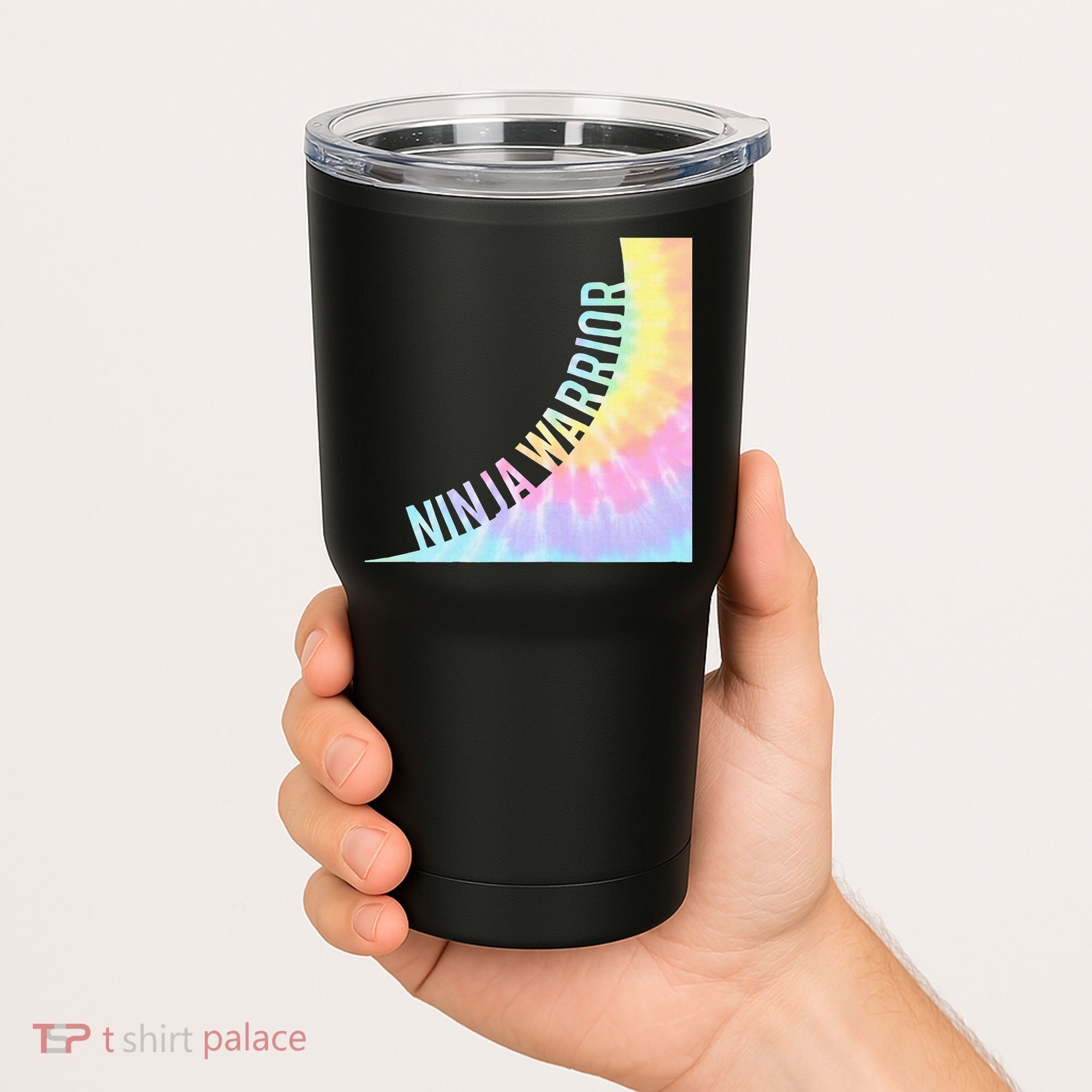 N.Inja Warrior Warp Wall Birthday Par Tumbler
