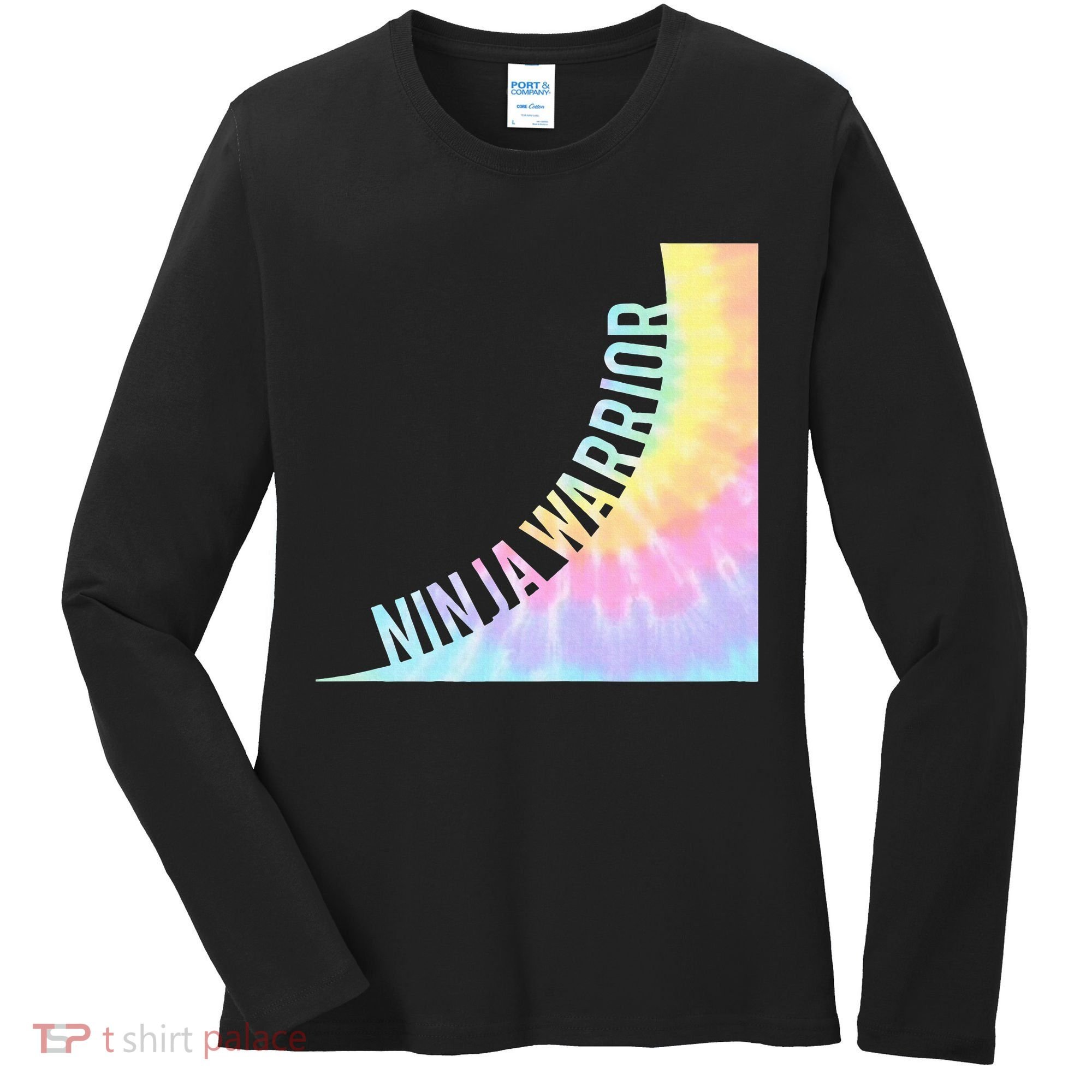 N.Inja Warrior Warp Wall Birthday Par Women's Long Sleeve Shirt