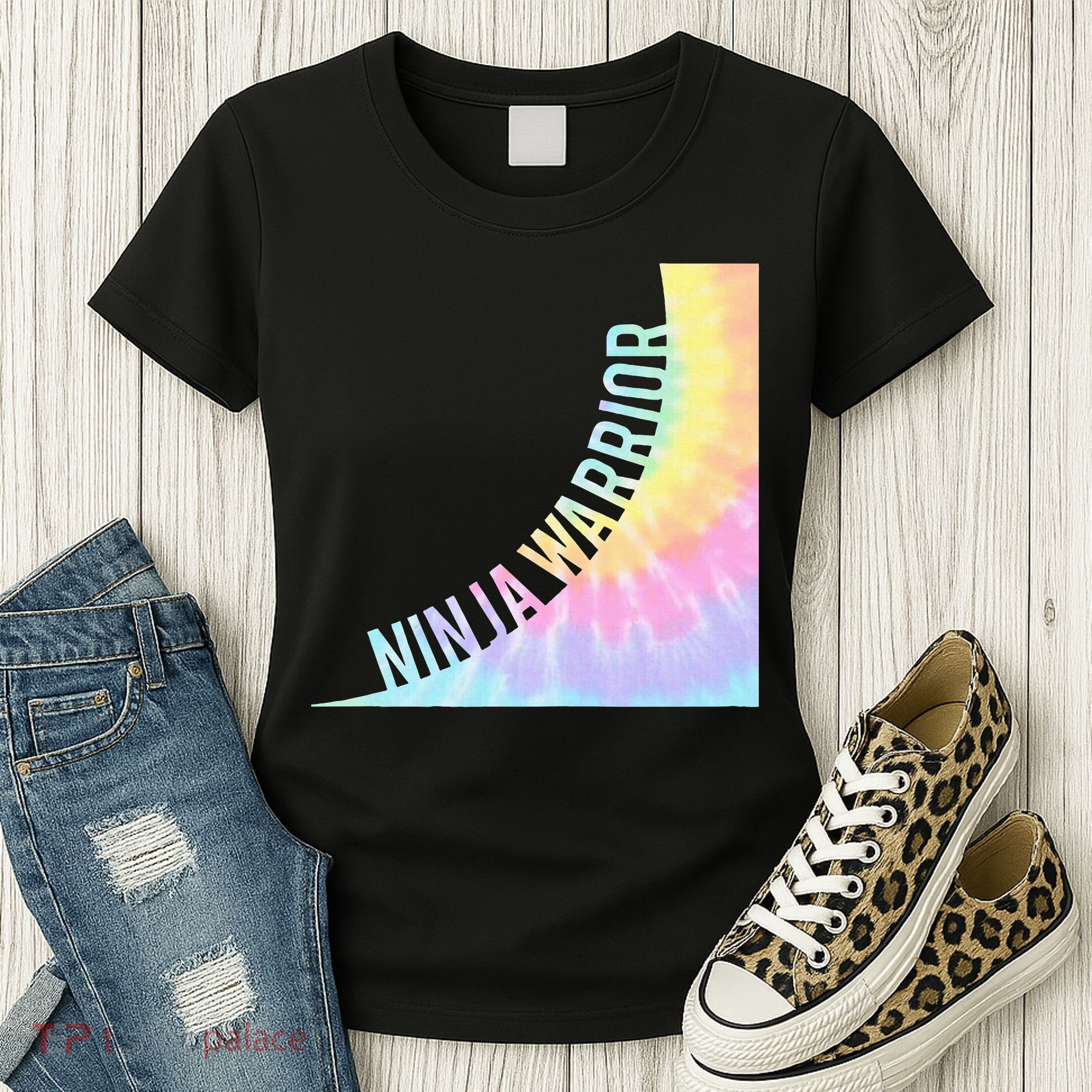 N.Inja Warrior Warp Wall Birthday Par Women's T-Shirt