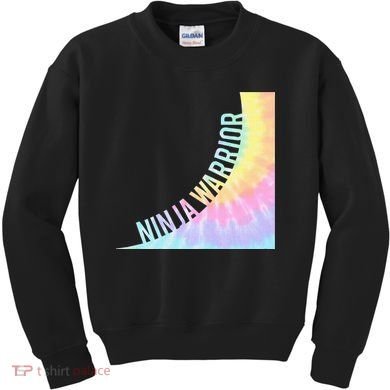 N.Inja Warrior Warp Wall Birthday Par Kids Sweatshirt
