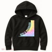 N.Inja Warrior Warp Wall Birthday Par Kids Hoodie thumb 0
