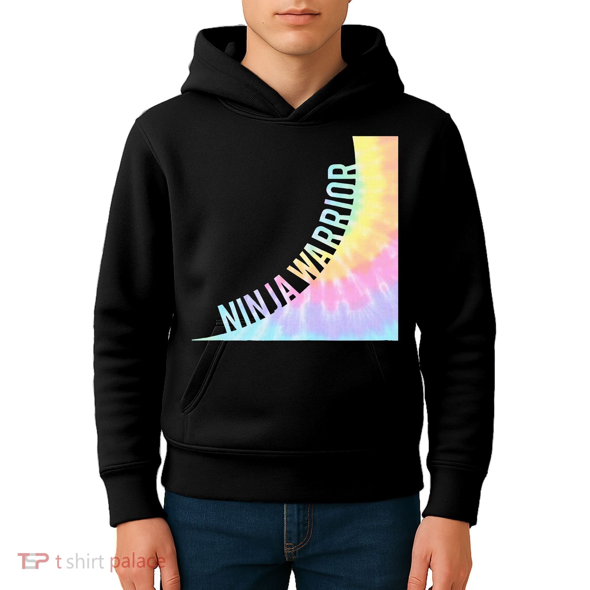 N.Inja Warrior Warp Wall Birthday Par Kids Hoodie