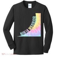 N.Inja Warrior Warp Wall Birthday Par Kids Long Sleeve Shirt thumb 0