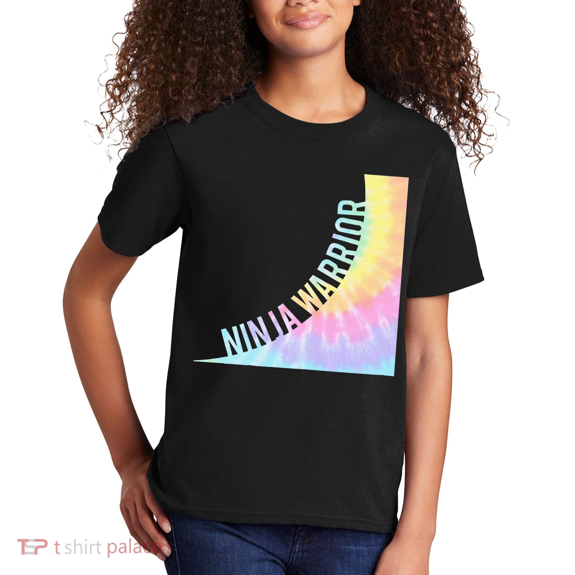 N.Inja Warrior Warp Wall Birthday Par Kids T-Shirt