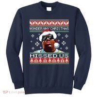 Notorious Wonder Why Christmas Missed Us Ugly Sweatshirt thumb 0