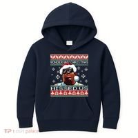 Notorious Wonder Why Christmas Missed Us Ugly Kids Hoodie thumb 0