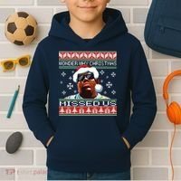 Notorious Wonder Why Christmas Missed Us Ugly Kids Hoodie thumb 2