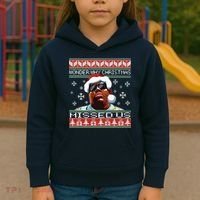 Notorious Wonder Why Christmas Missed Us Ugly Kids Hoodie thumb 3