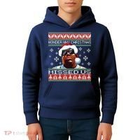 Notorious Wonder Why Christmas Missed Us Ugly Kids Hoodie thumb 4