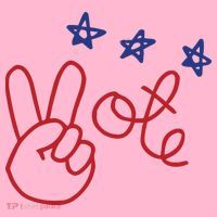 Nicolle Wallace Wearing Peace Vote Coaster thumb 2
