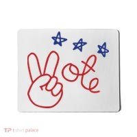Nicolle Wallace Wearing Peace Vote Mousepad thumb 0