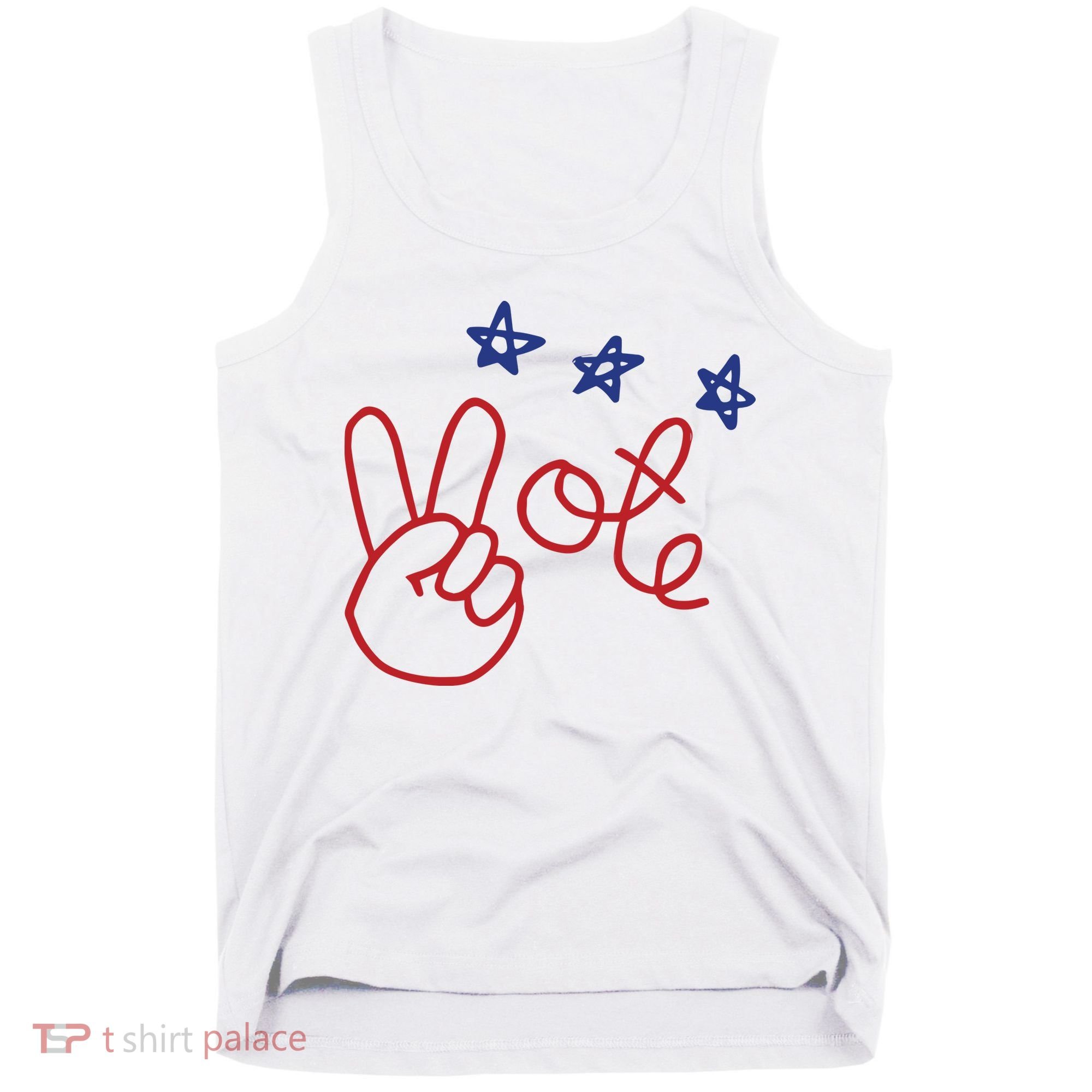 Nicolle Wallace Wearing Peace Vote Tank Top