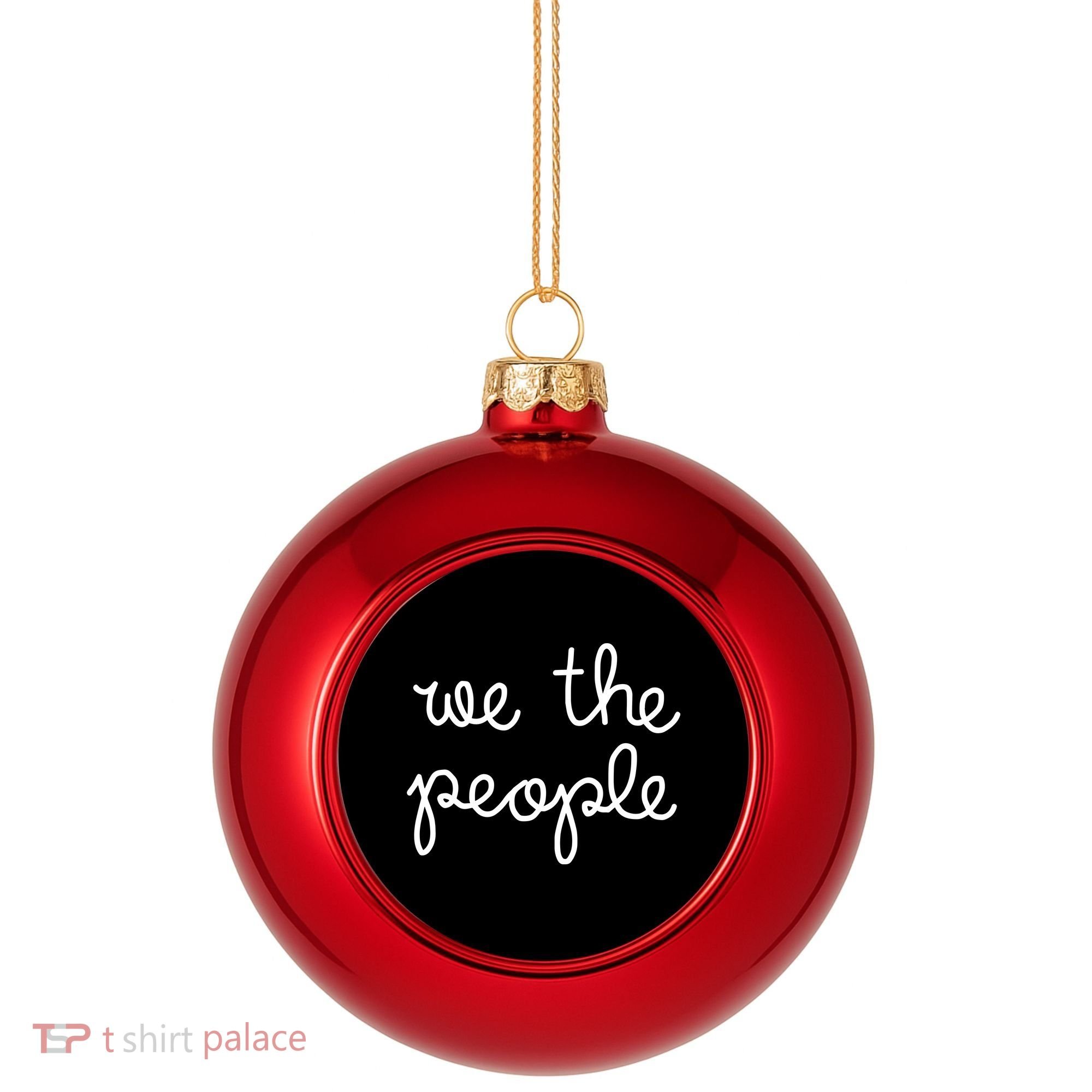 Nicolle Wallace Wearing We The People Plastic Christmas Ball Ornament
