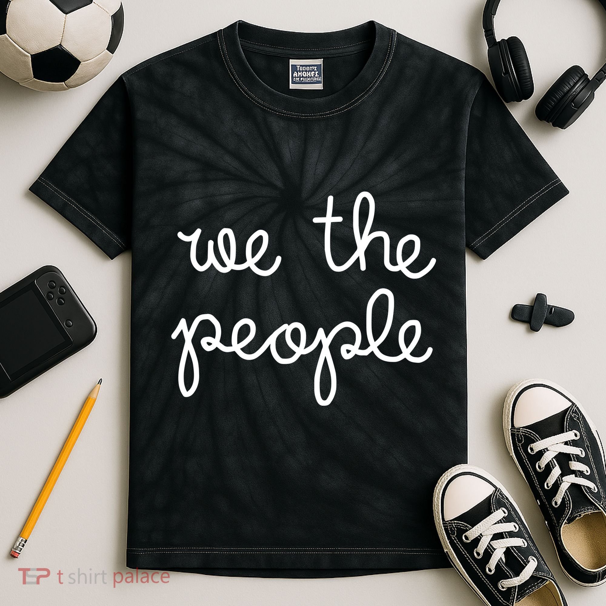 Nicolle Wallace Wearing We The People Kids Tie-Dye T-Shirt
