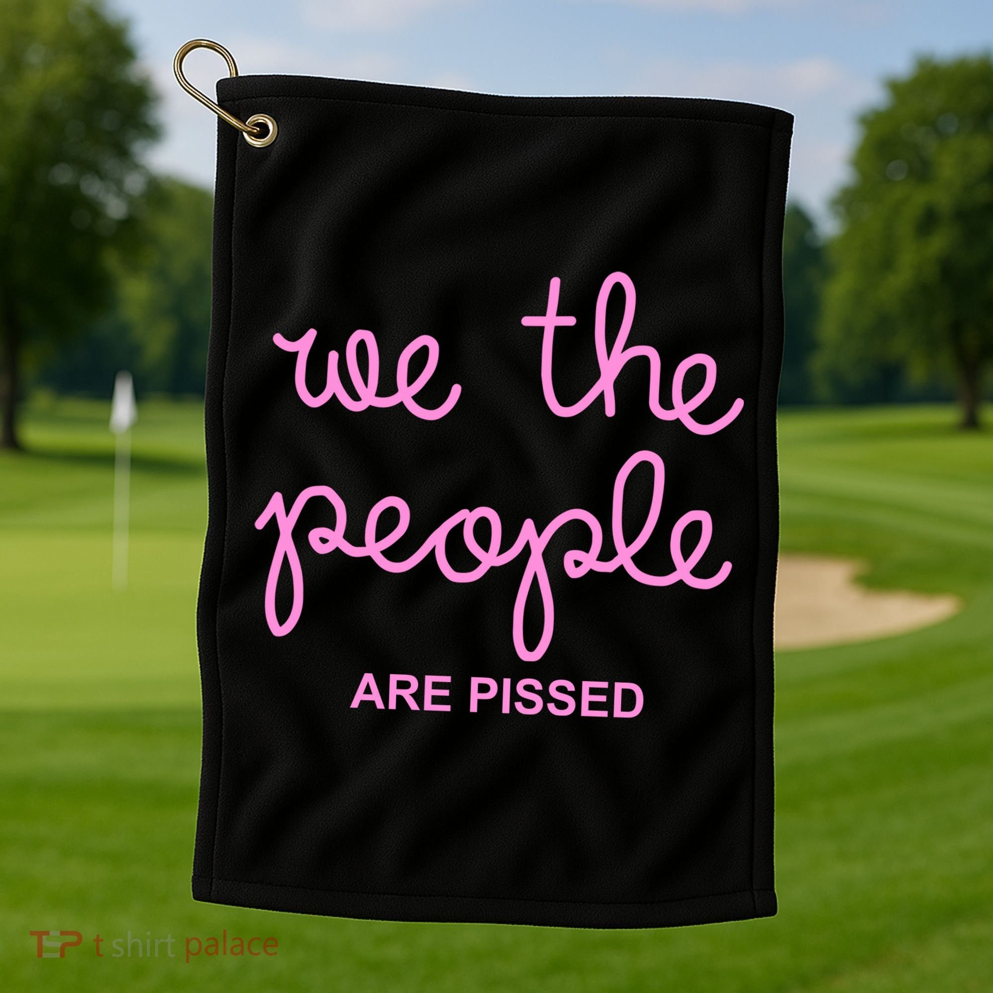 NIcolle Wallace We The People Are Pissed Off Golf Towel