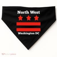 North West Washington D.c. Nw, Awesome District Of Columbia USA-Made Doggie Bandana thumb 0