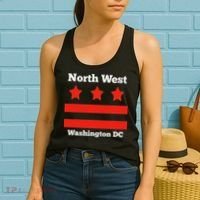 North West Washington D.c. Nw, Awesome District Of Columbia Women's Tank Top thumb 2