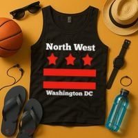North West Washington D.c. Nw, Awesome District Of Columbia Tank Top thumb 4