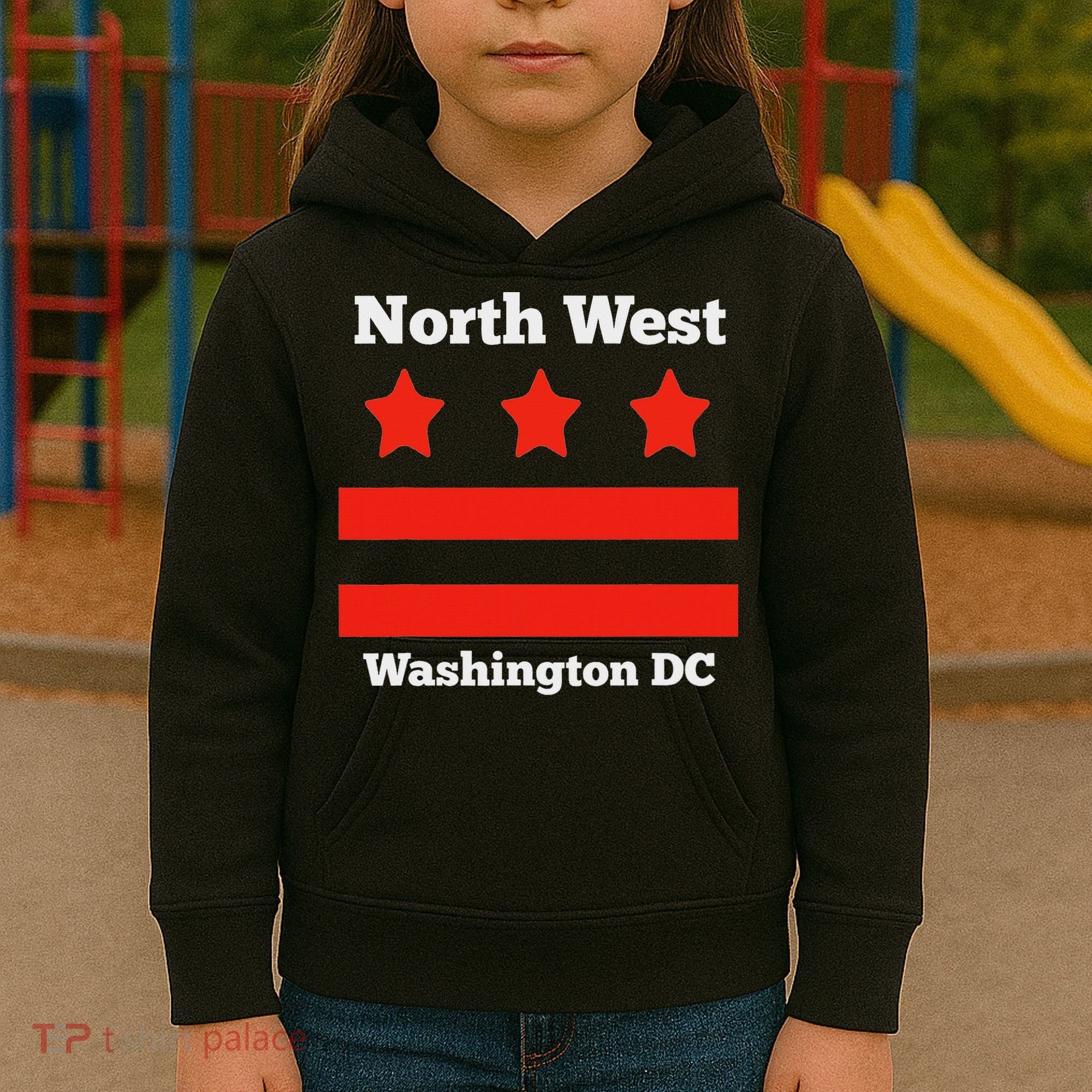 North West Washington D.c. Nw, Awesome District Of Columbia Kids Hoodie