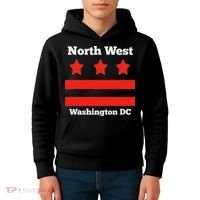 North West Washington D.c. Nw, Awesome District Of Columbia Kids Hoodie thumb 4