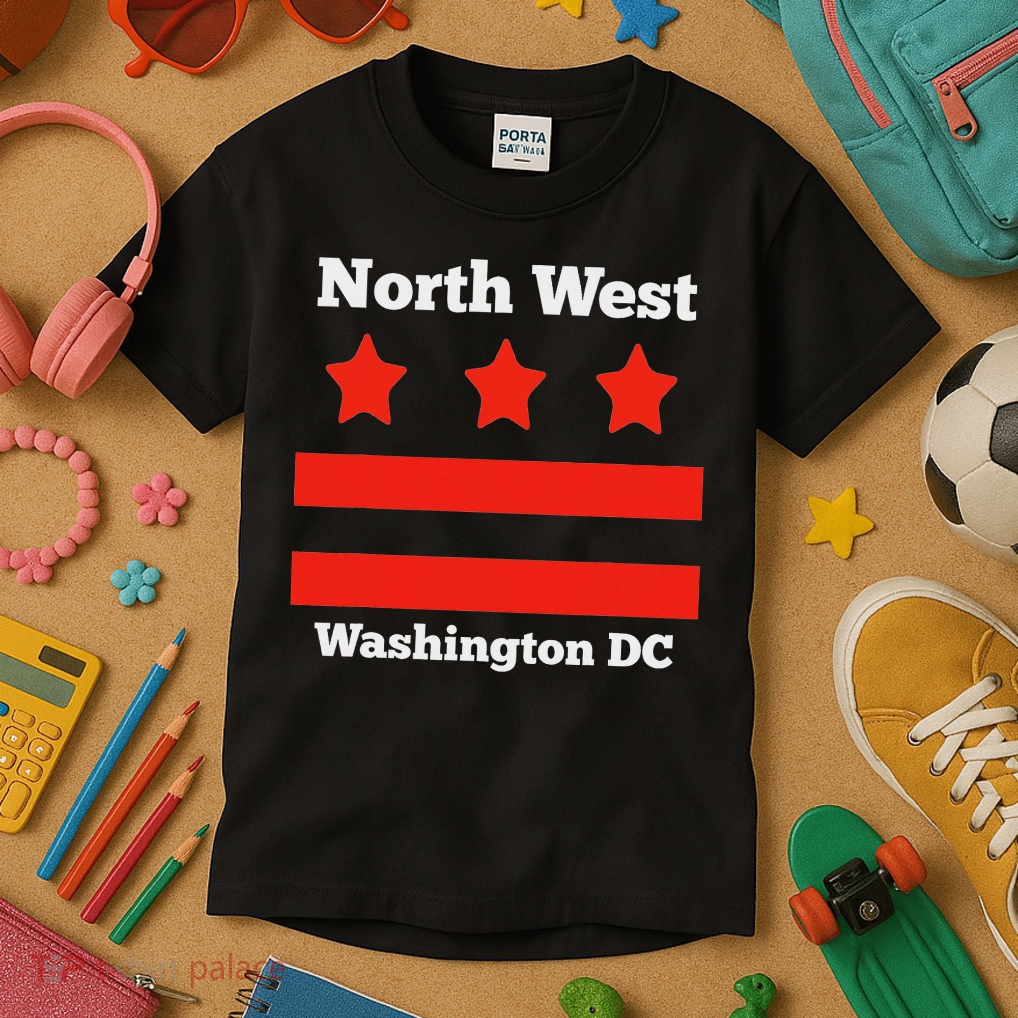 North West Washington D.c. Nw, Awesome District Of Columbia Kids T-Shirt