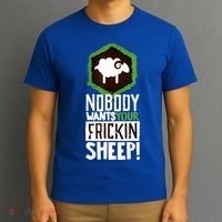 Nobody Wants Your Sheep Funny Gift Board Game Geek Nerd Fan Joke Gift T-Shirt thumb 3