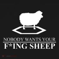 Nobody Wants Your Fucking Sheep Toddler Hoodie thumb 2