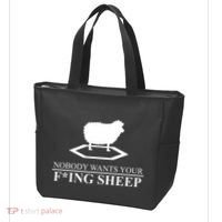 Nobody Wants Your Fucking Sheep Tote Bag thumb 3