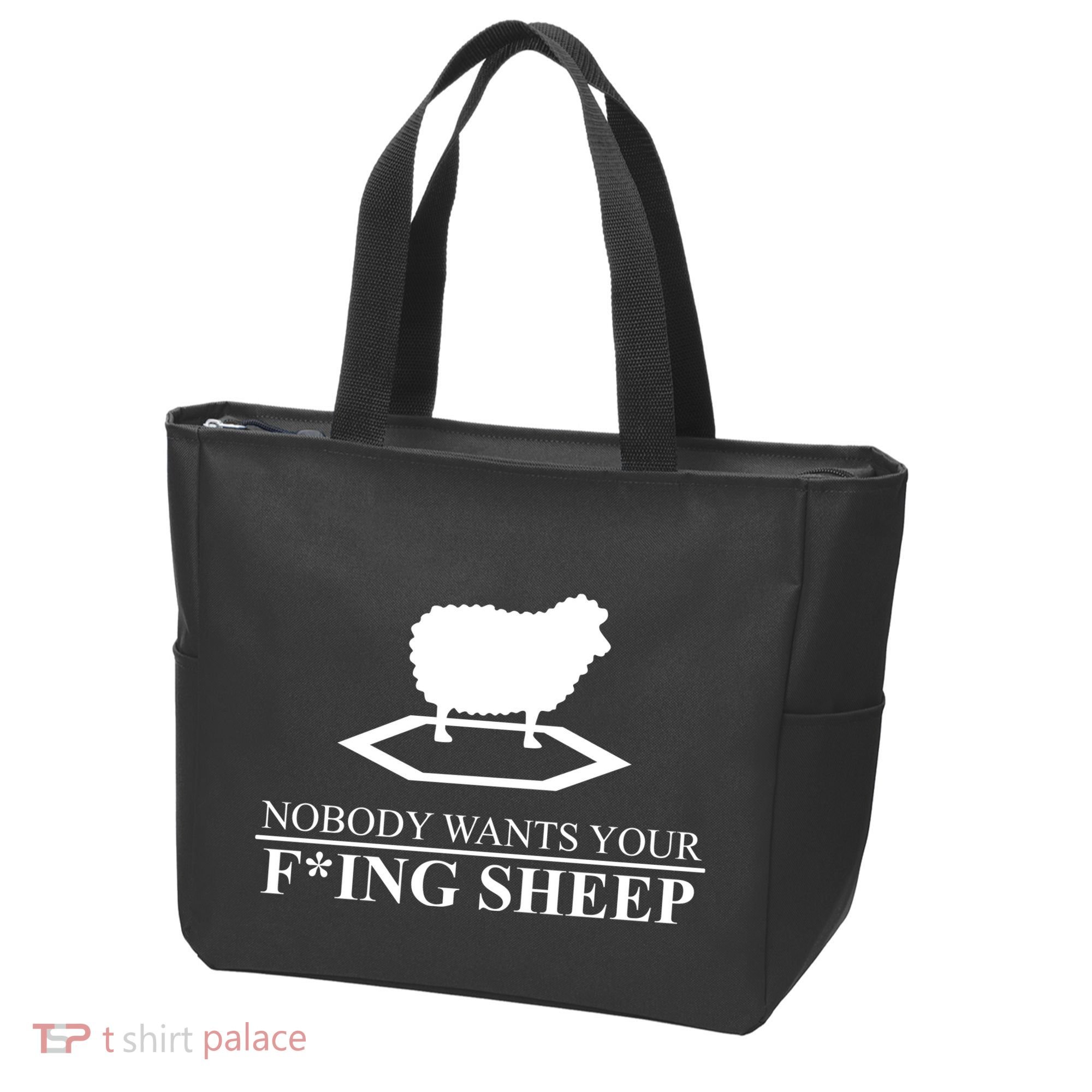 Nobody Wants Your Fucking Sheep Tote Bag
