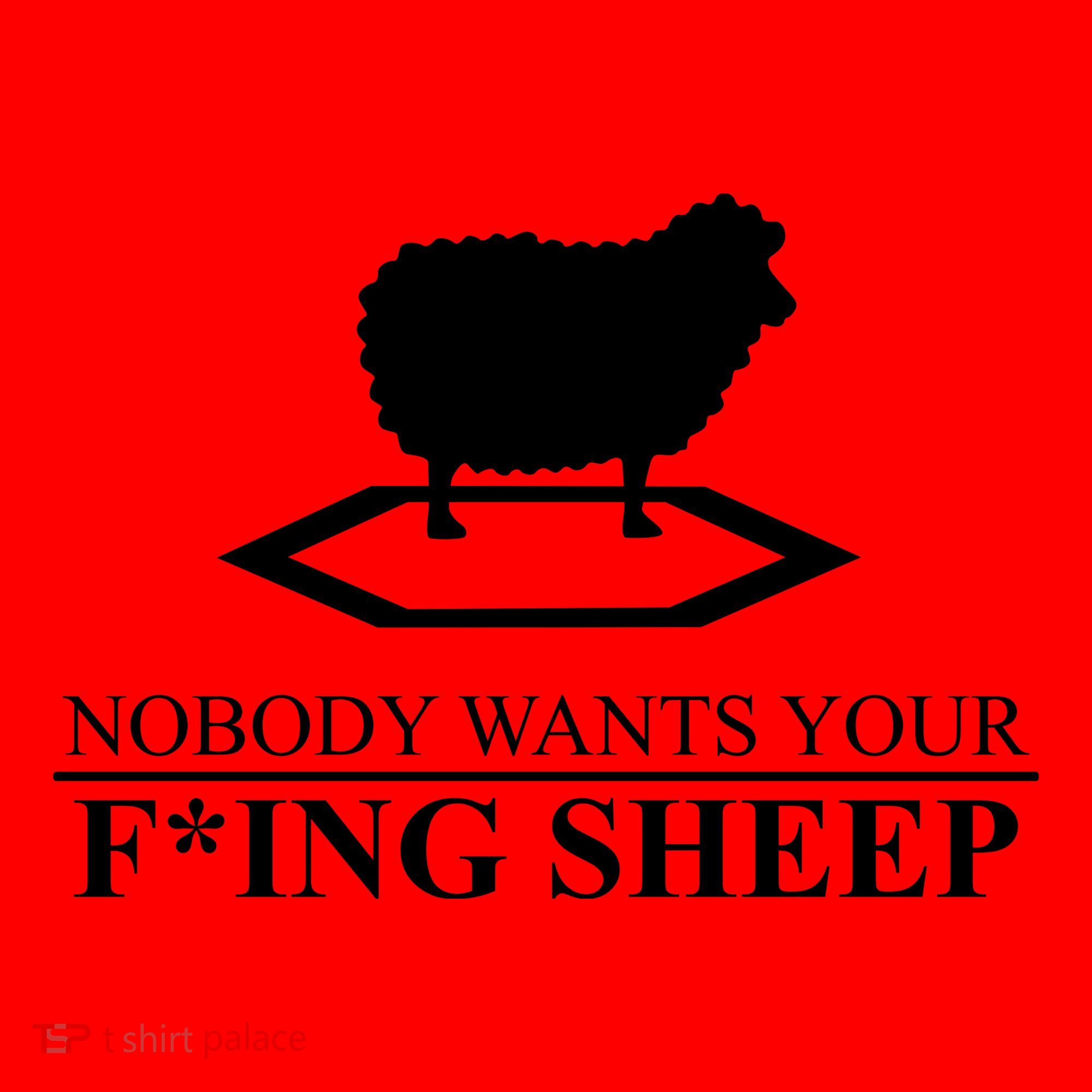 Nobody Wants Your Fucking Sheep Santa Hat