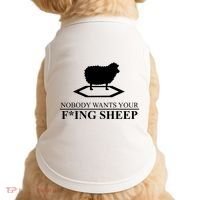 Nobody Wants Your Fucking Sheep Doggie Tank thumb 0