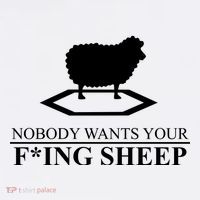 Nobody Wants Your Fucking Sheep Sweatshirt thumb 3