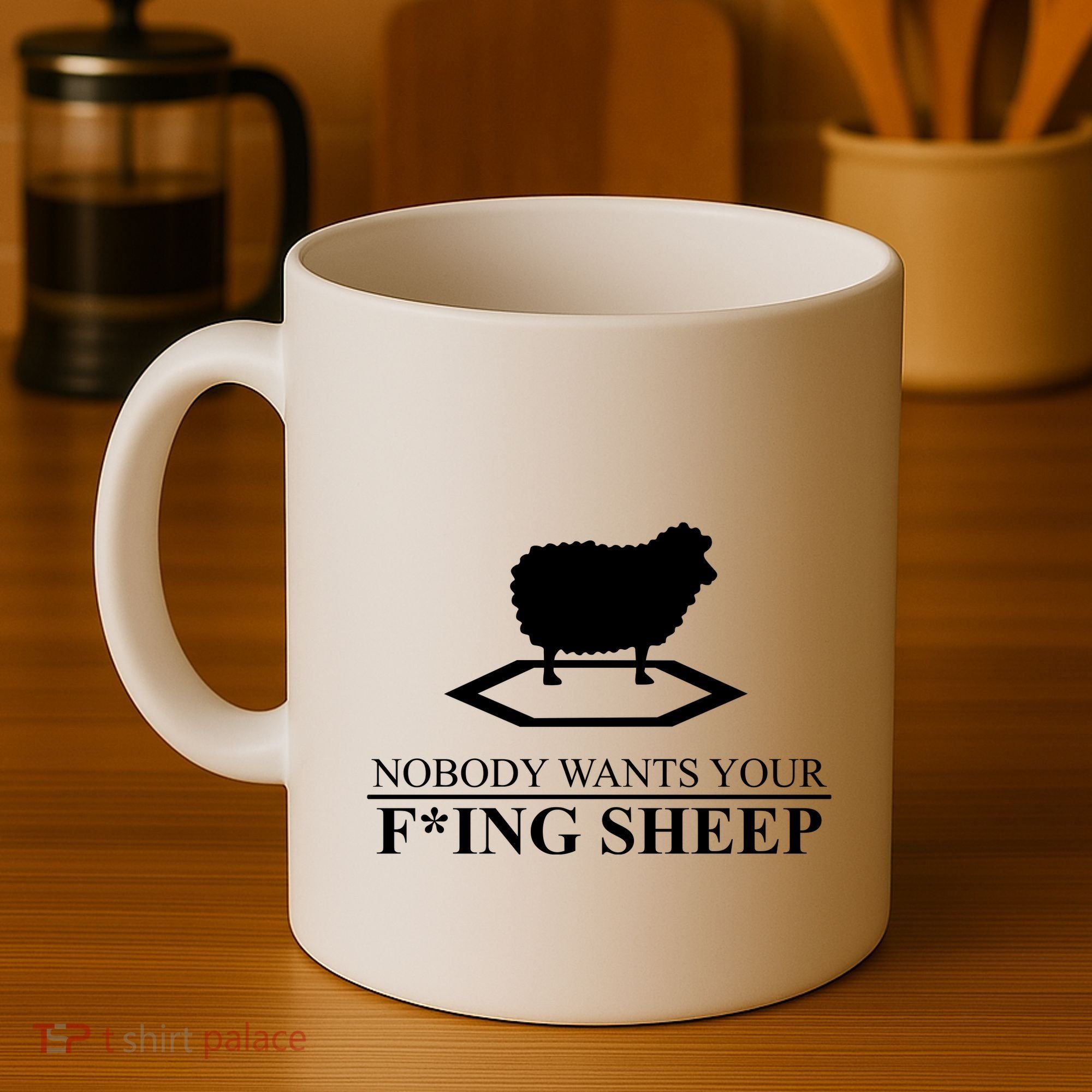 Nobody Wants Your Fucking Sheep Coffee Mug