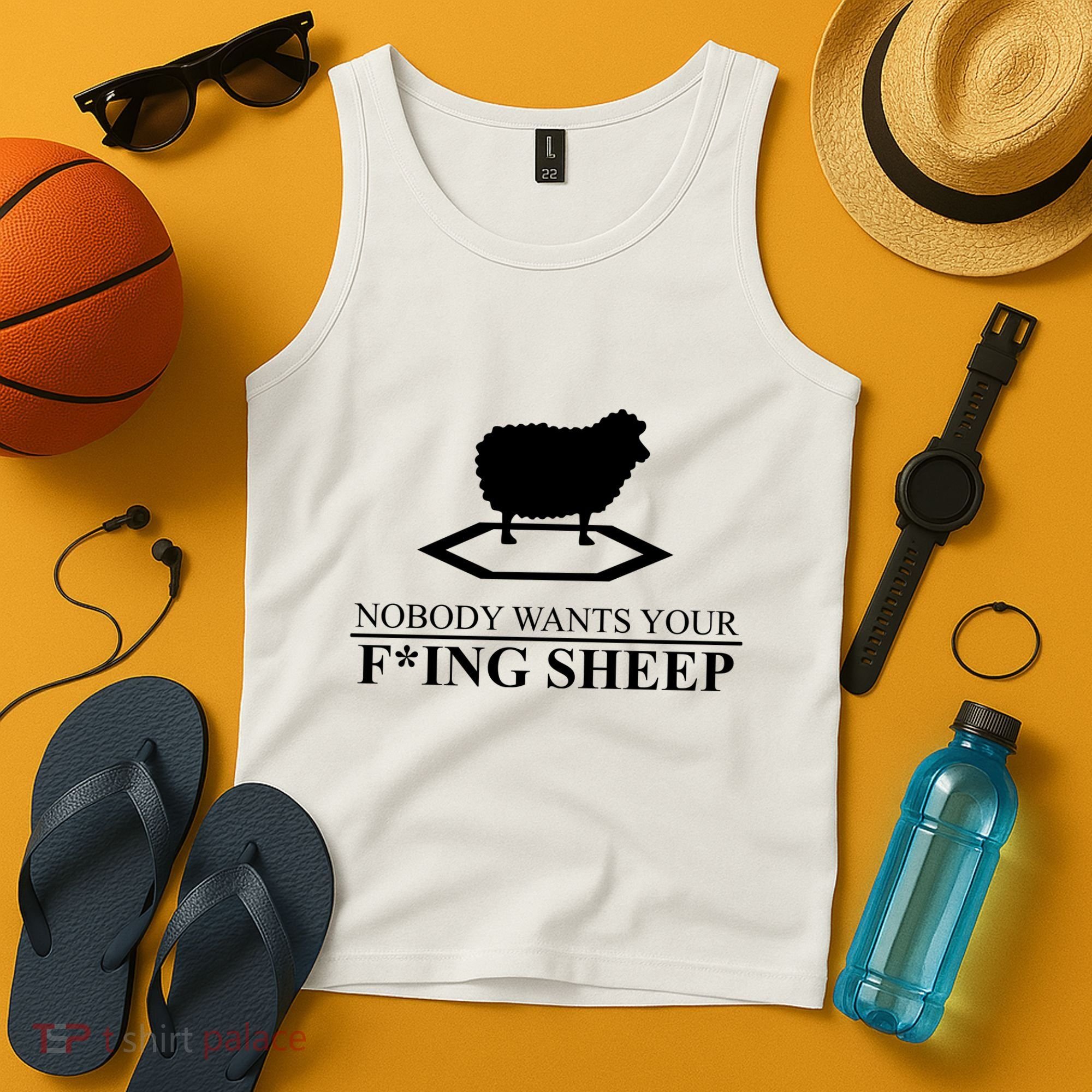 Nobody Wants Your Fucking Sheep Tank Top