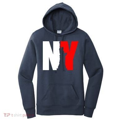 NY - New York Statue Of Liberty Die Cut Women's Hoodie