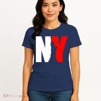 NY - New York Statue Of Liberty Die Cut Women's T-Shirt thumb 4