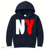 NY - New York Statue Of Liberty Die Cut Kids Hoodie thumb 0