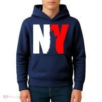 NY - New York Statue Of Liberty Die Cut Kids Hoodie thumb 4