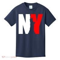 NY - New York Statue Of Liberty Die Cut Kids T-Shirt thumb 0