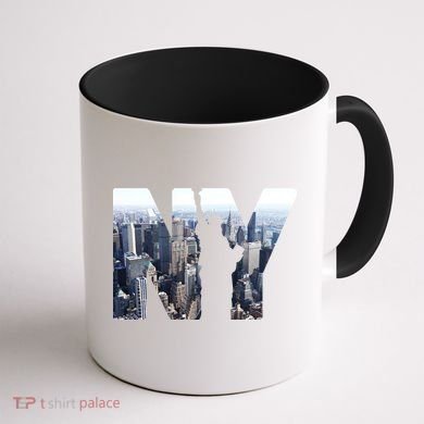 NY Statue Of Liberty Coffee Mug back