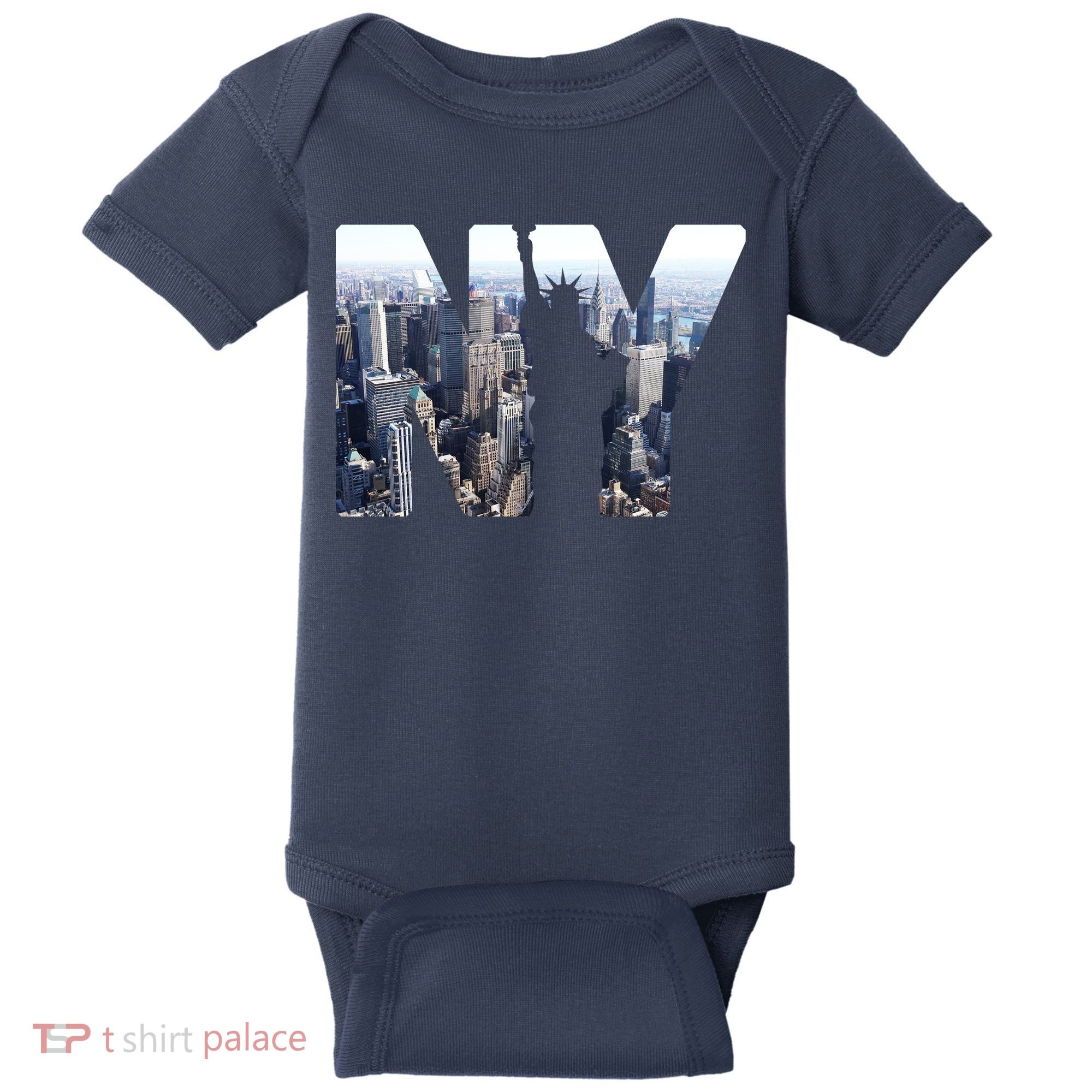 NY Statue Of Liberty Baby Bodysuit