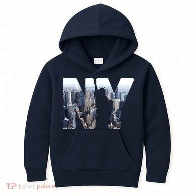 NY Statue Of Liberty Kids Hoodie