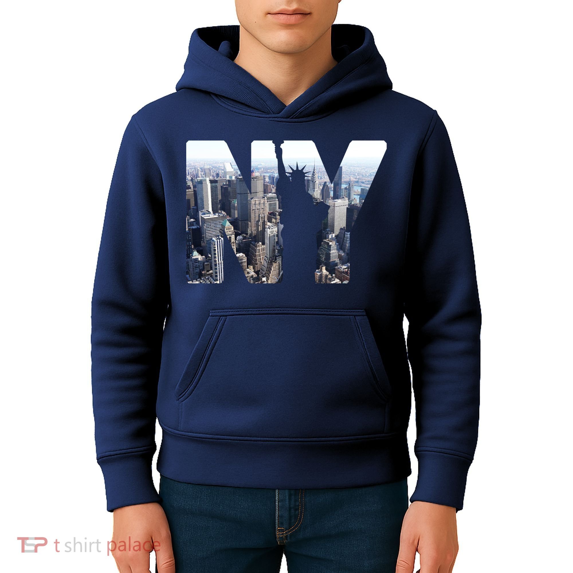 NY Statue Of Liberty Kids Hoodie