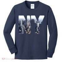 NY Statue Of Liberty Kids Long Sleeve Shirt thumb 0