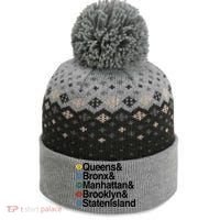 New York 5 Boroughs The Baniff Cuffed Pom Beanie thumb 0